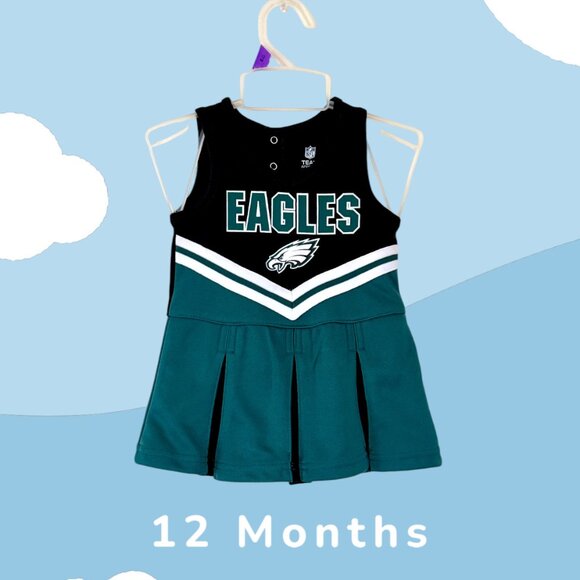 NFL Team Apparel Other - Adorable Philadelphia Eagles Authentic Baby Cheerleader Outfit 12 mo